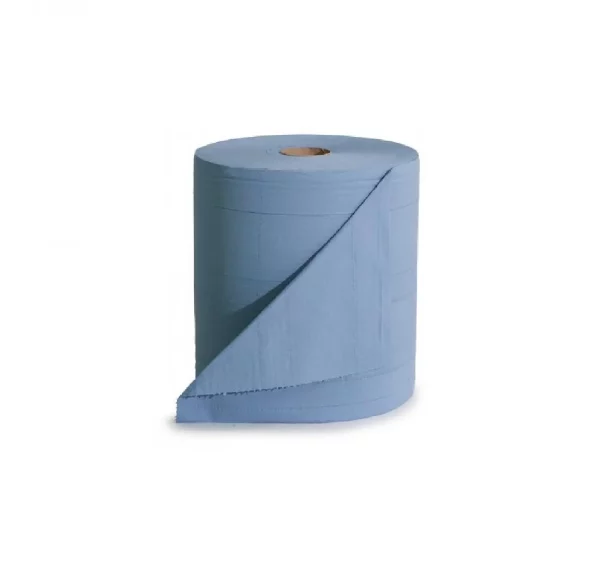 bobina papel insdustrial azul
